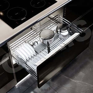 Giá bát đĩa đa năng Inox 304 phủ Chrome GARIS GDC26 GDC27 GDC28 GDC29